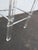 Transparent Hollywood Regency Lucite Acrylic Glass Top Pair of Side Tables 6592 For Sale - Image 8 of 18