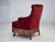Vintage Danish Oak Armchair with Velour Upholstery, 1950s For Sale - Image 9 of 17