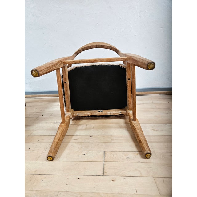 Mid-Century Danish Oak Dining Chairs by Henning Kjærnulf, 1960s, Set of 6 For Sale - Image 9 of 12