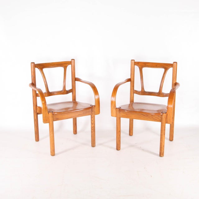 Organic Armchairs, 1980s, Set of 2 For Sale - Image 12 of 18