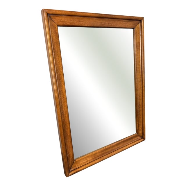 Vintage French Carved Wall Mirror For Sale