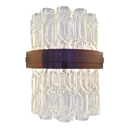 Collection Eris Wall Lamp in Metal and Glass by Jago For Sale