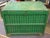 Primitive Folk Art Green Painted Trunk or Hinged Storage Trunk, Chest For Sale In New York - Image 6 of 8