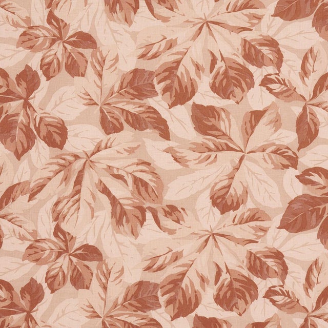 SAMPLE - Schumacher Arboreal Fabric In Spice For Sale