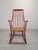 Grandessa Rocking Chair, Designed by Lena Larsson for Nesto, 1960s Stylish red Grandessa rocking chair, designed by Lena...