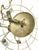 Mid 20th Century Mid 20th Century Mid-Century Modern 6 Light Etched Glass Panels Maple Leaf Design Chandelier For Sale - Image 5 of 8