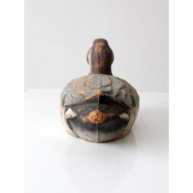 Plastic Vintage Carry Lite Mallard Hen Duck Decoy For Sale - Image 7 of 12