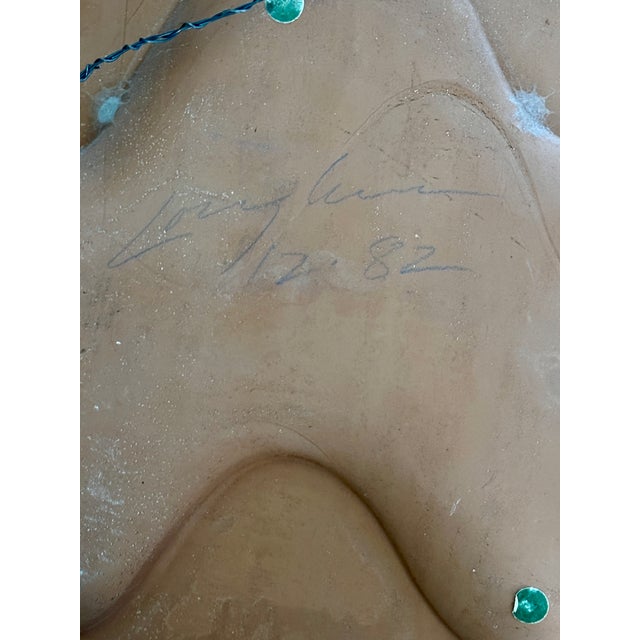Vintage Patrick Loughran Wall Art Pottery Abstract Round Platter • 24" For Sale In Palm Springs - Image 6 of 11