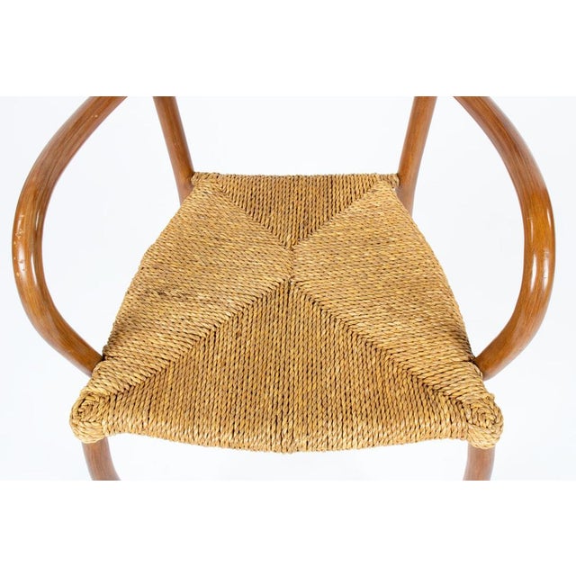 Manila Chairs in Rope and Wood by Val Padilla for Jasper Conran, 1970s, Set of 6 For Sale - Image 12 of 15