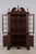 1990s Pair Henkel Harris Chippendale Mahogany Corner Cabinets For Sale - Image 5 of 18