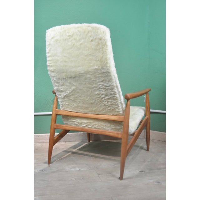Wood Dutch Armchair attributed to Louis van Teeffelen for Webe, 1960s For Sale - Image 7 of 15
