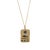 Turquoise Egyptian All In Your Hands Sun Gold Necklace For Sale - Image 8 of 8