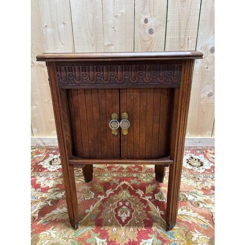 Bedside Table in Oak For Sale - Image 11 of 11