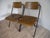 Black Set of Art Deco Folding Chairs from Drabert, 1930s For Sale - Image 8 of 18