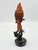 Brass Scarlet Solstice Red Cardinal Perched With Pinecones Figurine Sculpture For Sale In Palm Springs - Image 6 of 8