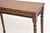 Vintage Georgian Style Leather Top Console Table, 1950 For Sale - Image 9 of 13