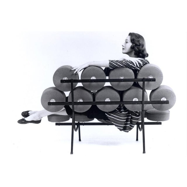 Marshmallow” Sofa, George Nelson, 1956 - Lot 418A For Sale - Image 11 of 12