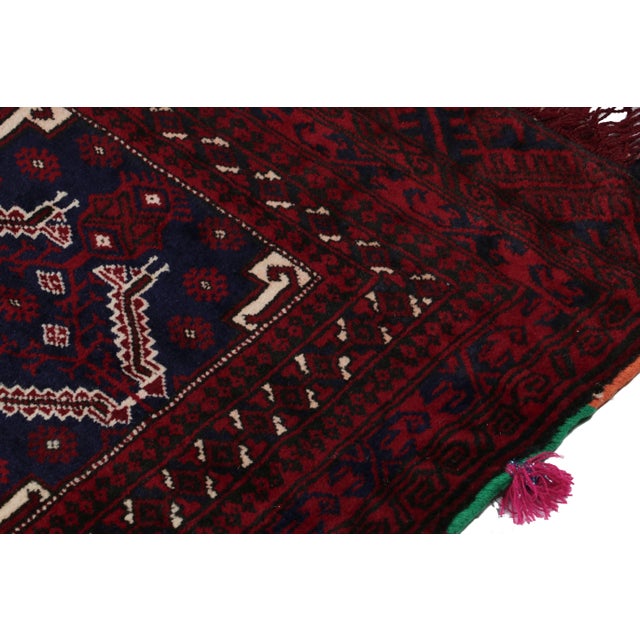 Rug & Kilim’s Baluch Tribal Rug With Colorful Geometric Patterns For Sale In New York - Image 6 of 7