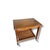 Mid-Century Card Table with Green Felt Folding Top For Sale - Image 3 of 7