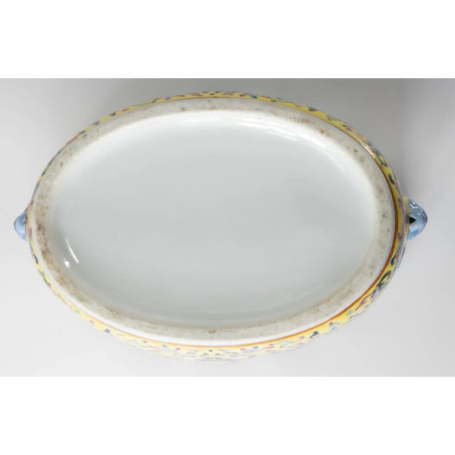 Early 20th Century Chinese Chinoiserie Republic Period Famille Rose Floral Bowl For Sale - Image 11 of 12