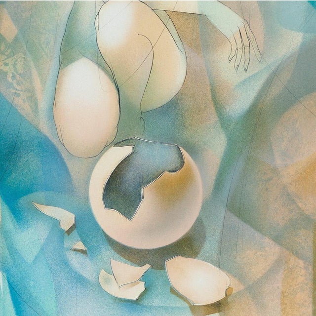 Jean-Baptiste Valadie, Nu au globe cassé, Nude, Lithograph For Sale - Image 5 of 7