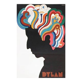 Vintage 1960s Milton Glaser Bob Dylan Poster For Sale