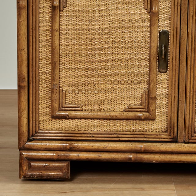 Vintage Asian Modern Credenza or Buffet by Drexel For Sale - Image 12 of 15