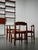 Vintage Dining Chairs in Oak and Velvet by Guillerme Et Chambron, France, 1960, Set of 2 For Sale - Image 12 of 13
