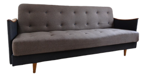 Danish 3-Seater Sofa or Daybed, 1950s