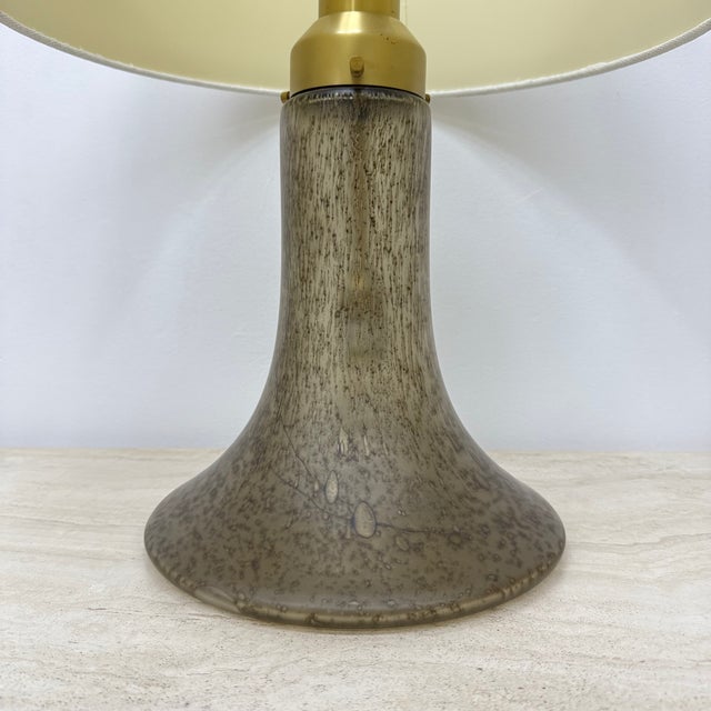 Vintage Glass Table Lamp from Peil & Putzer, 1970s For Sale - Image 4 of 18