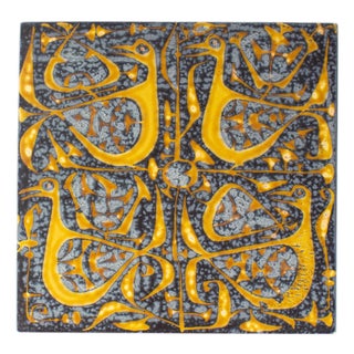 Royal Copenhagen Danish Ceramic Tile by Nils Thorsson For Sale