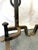 Early 1900's Addison Mizner Mediterranean/ Spanish Colonial Revival Hand Forged Wrought Iron Andirons - A Pair For Sale - Image 18 of 18