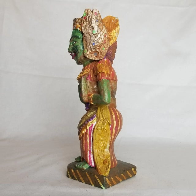 Early 20th Century Indonesian Carved Figure For Sale - Image 4 of 9