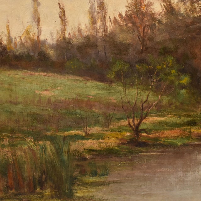 Théodore Gardère, Landscape of Dordogne, 19th Century, Oil Painting on Canvas, Framed For Sale - Image 4 of 11