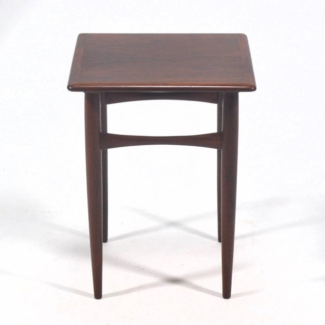 Wood Arne Hovmand-Olsen Rosewood Side Table For Sale - Image 7 of 11