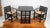 Cassina D.S. 2 dining table designed by Charles Rennie Mackintosh in 1918, circa 1980s. Square table with grid frame,...