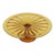 Art Deco Amber Tart Plate Dish from Verrerie de Scailmont, 1930s For Sale - Image 8 of 13
