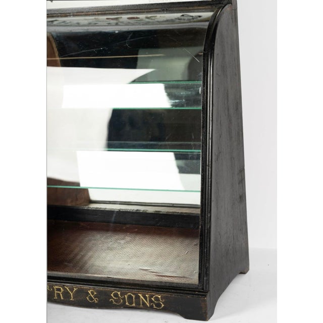 Late 19th Century Victorian-Era Fry's Chocolate Countertop Display Case For Sale In Los Angeles - Image 6 of 11