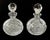 Rather rare-a matching pair of ABP-cut glass decanters/perfumes The workmanship, and the slight variance of each piece –...