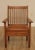 Traditional Antique Mission Oak Spindle Back Armchair For Sale - Image 3 of 13