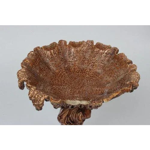 Vintage Brown Decorative Dish For Sale - Image 5 of 7