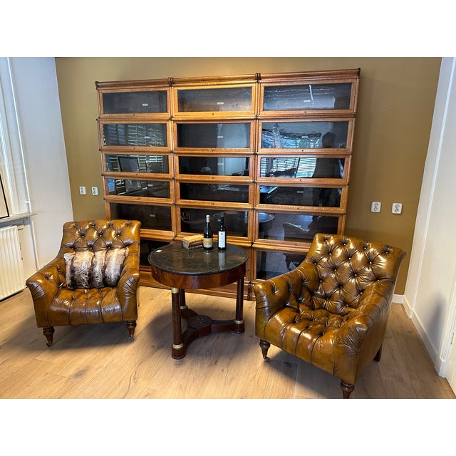 Large Display Bookcase from Globe Wernicke, 1890s, Set of 24 For Sale - Image 14 of 16