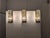Vintage Wall Lamps in Glass and Brass, 1970s, Set of 3 For Sale - Image 6 of 9