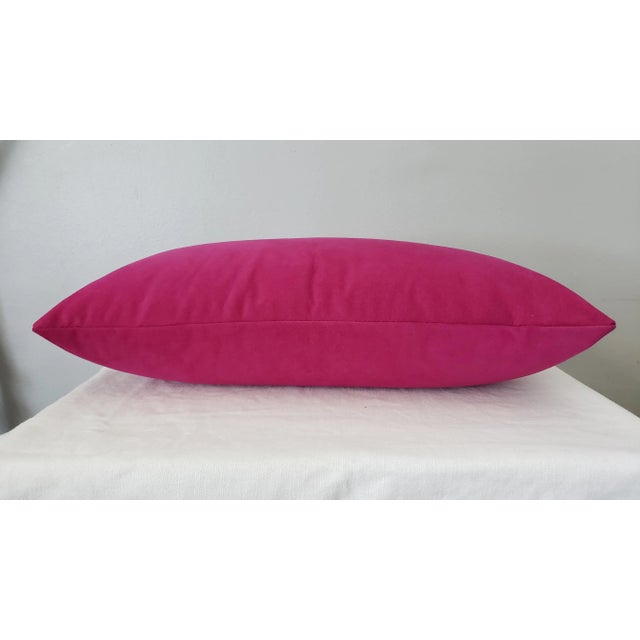 Knoll fabric on both sides. Size: 24" W x 14" Ht Hidden zipper. Pillow Cover Only. Dry Clean Only.