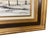 Farmhouse Signed H. Hargrove Winter Farm Landscape Oil Painting With Attached Gallery Light For Sale - Image 3 of 9
