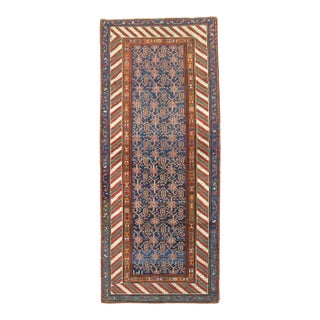 Early 20th Century Antique Persian Kurd Wide Runner, 3'11'' X 8'8'' For Sale