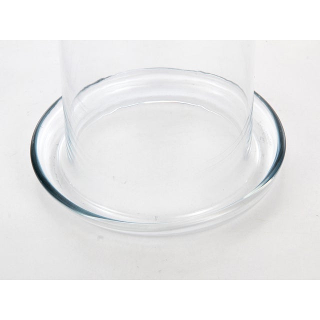 Holmegaard Scandinavian Blown Glass Candle Holder from Holmegaard Glasværk, 1950s For Sale - Image 4 of 5