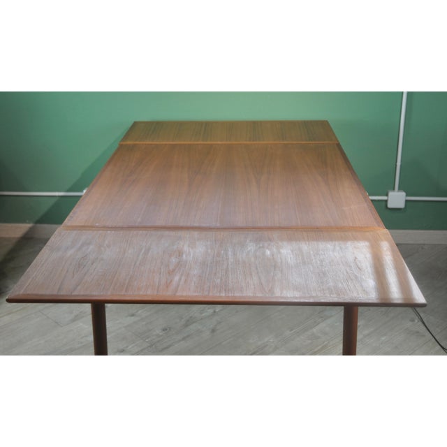 Vintage Dining Table in Teak Veneer, 1960s For Sale - Image 10 of 11