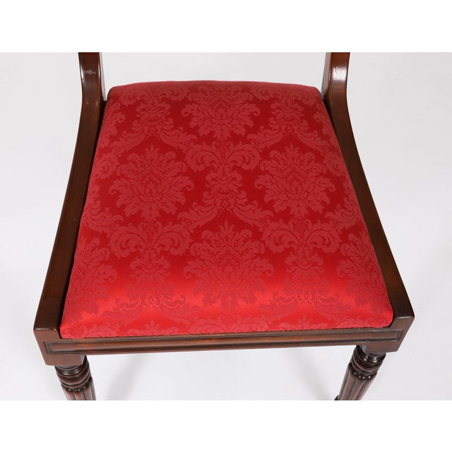 Vintage Regency Revival Swag Back Dining Chairs, Set of 22 For Sale - Image 14 of 17