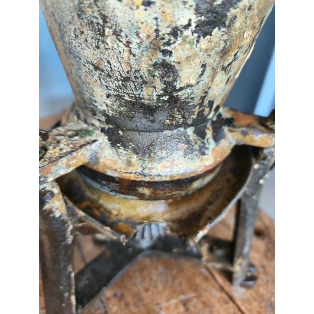 Gray Paint Pigment Grinder, Early 20th Century For Sale - Image 8 of 18